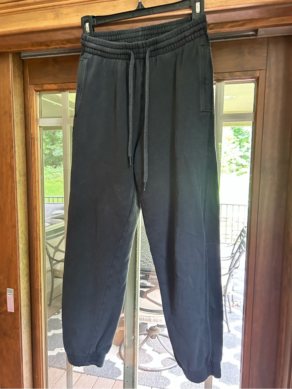 aerie Black Drawstring Jogger Pants